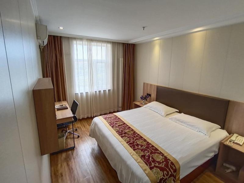 GreenTree Inn Beijing Fangshan Liangxiang Suzhuang Express Hotel Bagian luar foto