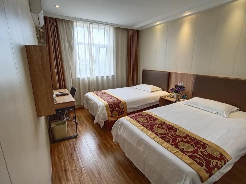 GreenTree Inn Beijing Fangshan Liangxiang Suzhuang Express Hotel Bagian luar foto
