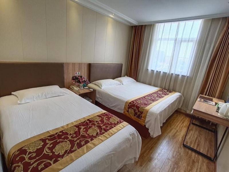 GreenTree Inn Beijing Fangshan Liangxiang Suzhuang Express Hotel Bagian luar foto