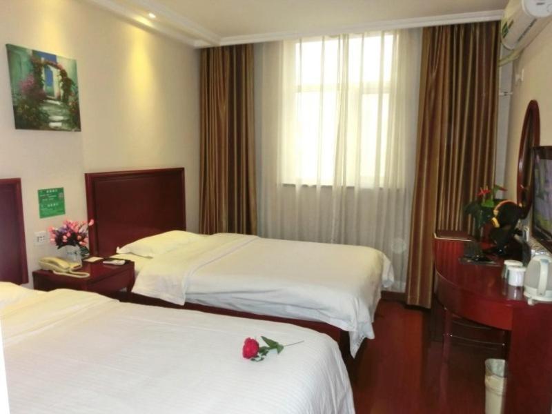 GreenTree Inn Beijing Fangshan Liangxiang Suzhuang Express Hotel Bagian luar foto