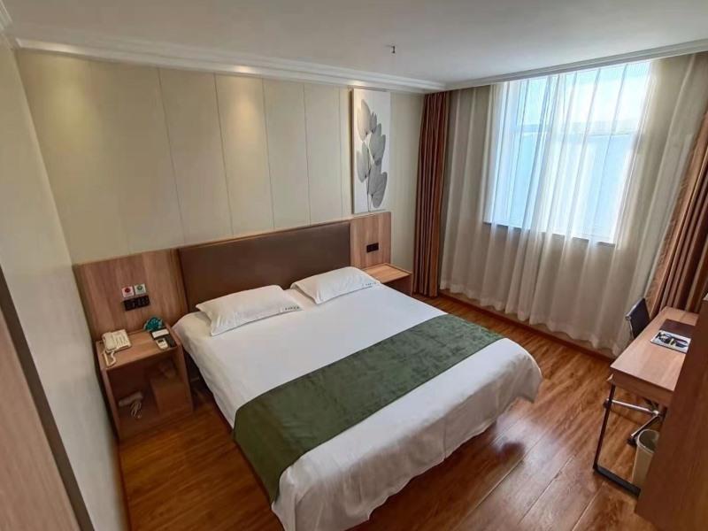 GreenTree Inn Beijing Fangshan Liangxiang Suzhuang Express Hotel Bagian luar foto
