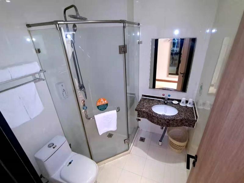 GreenTree Inn Beijing Fangshan Liangxiang Suzhuang Express Hotel Bagian luar foto