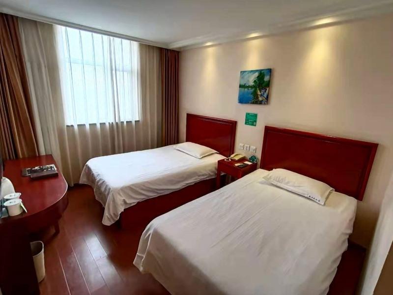GreenTree Inn Beijing Fangshan Liangxiang Suzhuang Express Hotel Bagian luar foto