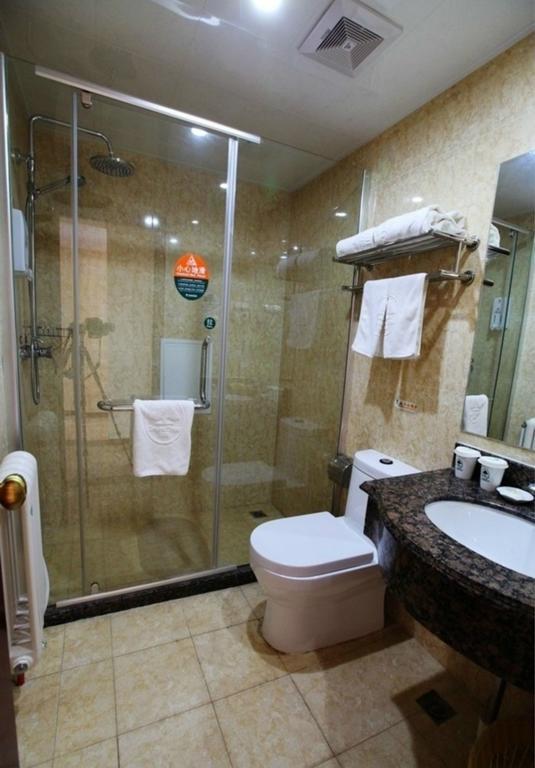 GreenTree Inn Beijing Fangshan Liangxiang Suzhuang Express Hotel Bagian luar foto